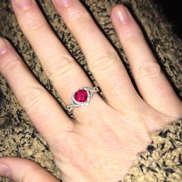 Kay Jewelers Jewelry - RESERVED Ruby and diamond ring. Size 6 3/4